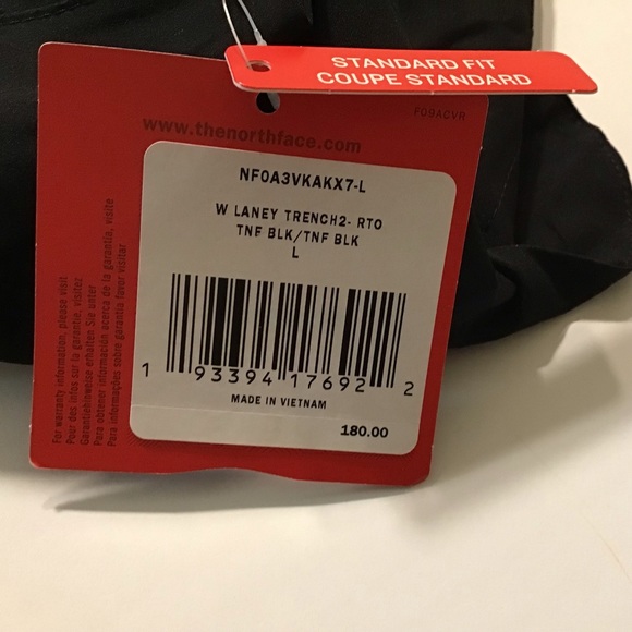 ❗️SOLD❗️NWT North Face Rain Trench Coat - Picture 4 of 7